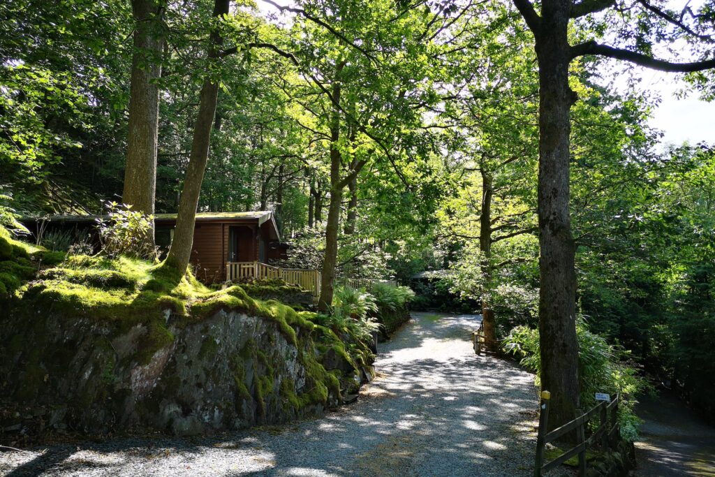 Ullswater Cabin Holiday Lodge, situated in the Langdale Valley at Neaum Crag near Ambleside in the Lake District. Available for weekly bookings, Saturday to Saturday, March to November